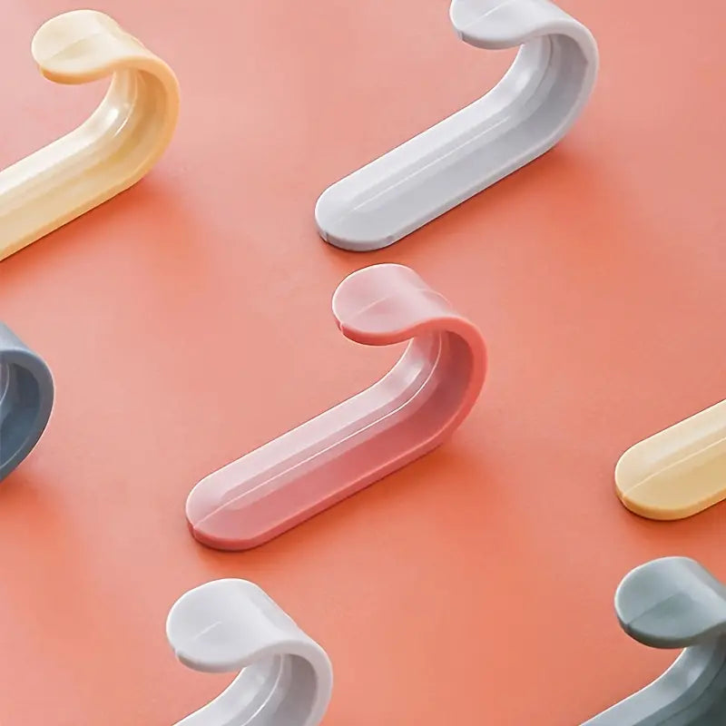 10pcs Adhesive Wall Hooks for interior use